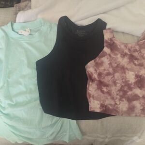 Athleta XS Bundle - Tank Top, Sports Bra, And Cropped Tank